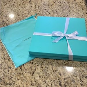 Tiffany and co box and dust bag